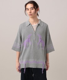 TASTE by Knit（テイストバイニット）の「【TASTE by Knit】Animal half zip knit pullover（ニット/セーター）」