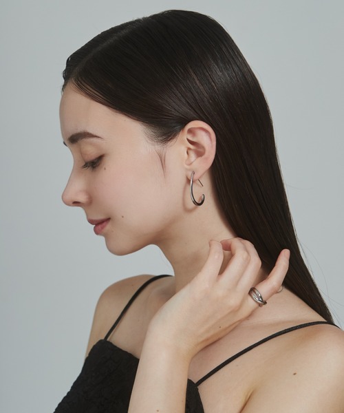 ciite' surgical stainless(シーテサージカルステンレス)の「【 金属アレルギー対応 】 しずくピアス サージカルステンレス (両耳用)(ピアス(両耳用)・レディース・シルバー/ゴールド・FREE)」の8枚目の写真