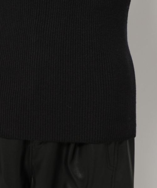 niko and...（ニコアンド）の「配色ステッチリブニットプルオーバー（ニット/セーター・レディース・オフホワイト/ライトグリーン/ブラック/ホワイト/ネイビー/チャコール/グレー・LARGE/MEDIUM）」の15枚目の写真