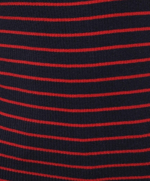 niko and...（ニコアンド）の「配色ステッチリブニットプルオーバー（ニット/セーター・レディース・オフホワイト/ライトグリーン/ブラック/ホワイト/ネイビー/チャコール/グレー・LARGE/MEDIUM）」の10枚目の写真