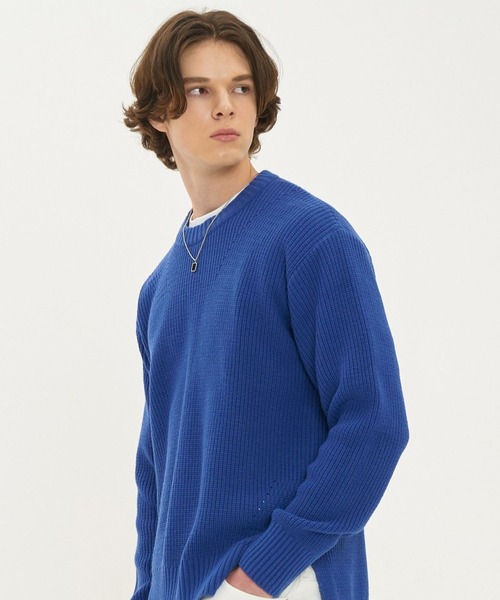 【セール】BLOND 9／Unbalancedニット（ニット/セーター）｜ALAND（エーランド）