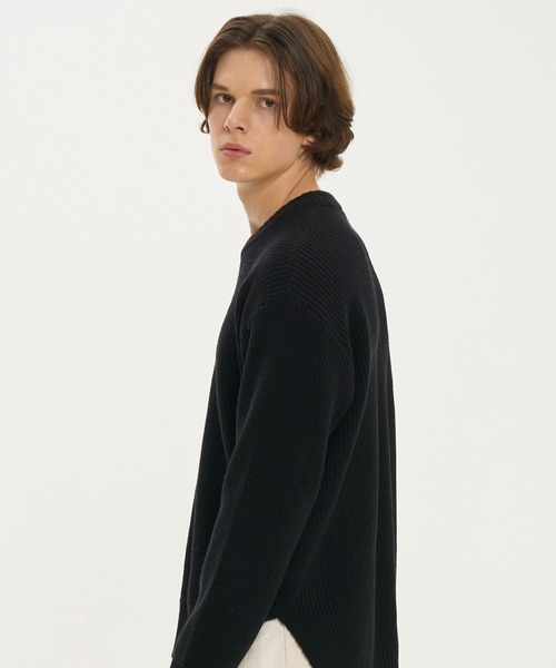 【セール】BLOND 9／Unbalancedニット（ニット/セーター）｜ALAND（エーランド）