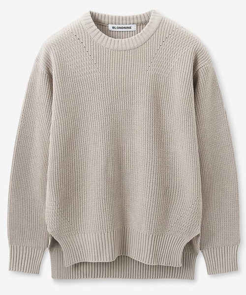 【セール】BLOND 9／Unbalancedニット（ニット/セーター）｜ALAND（エーランド）