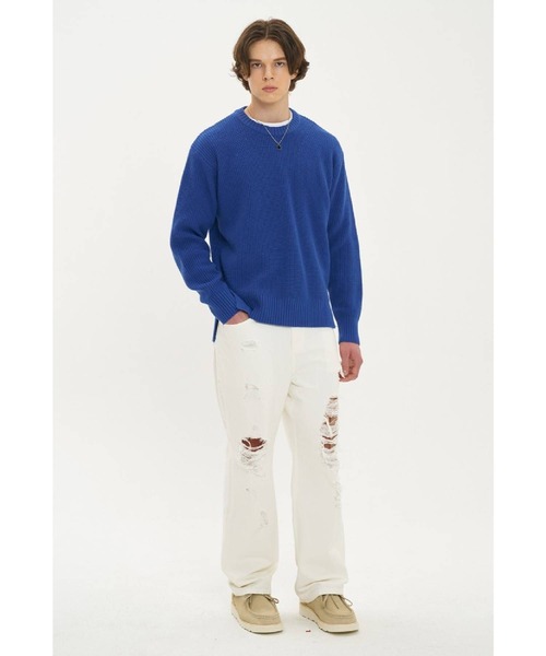 【セール】BLOND 9／Unbalancedニット（ニット/セーター）｜ALAND（エーランド）