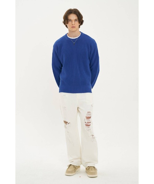 【セール】BLOND 9／Unbalancedニット（ニット/セーター）｜ALAND（エーランド）