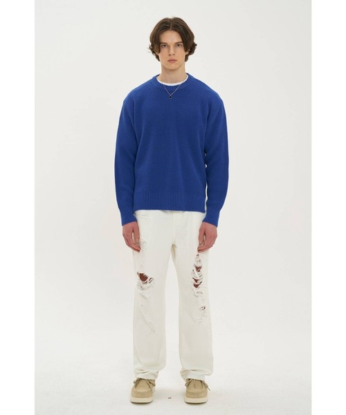 【セール】BLOND 9／Unbalancedニット（ニット/セーター）｜ALAND（エーランド）