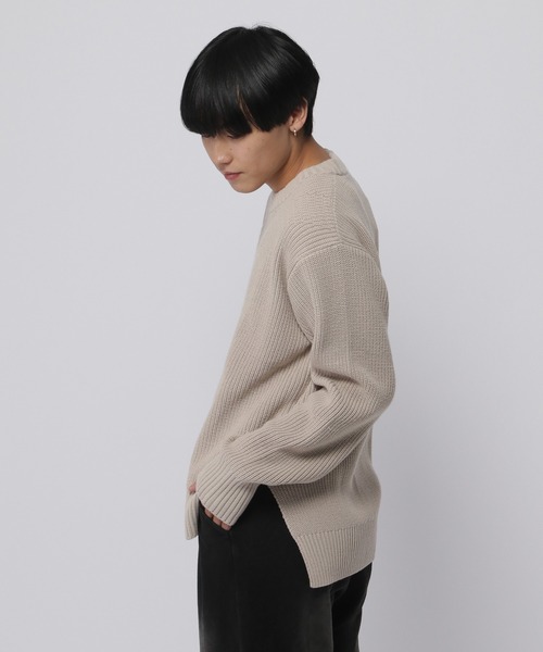 【セール】BLOND 9／Unbalancedニット（ニット/セーター）｜ALAND（エーランド）