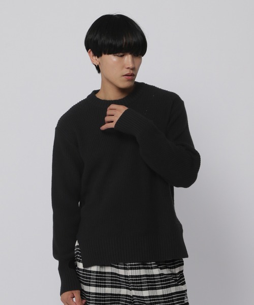 【セール】BLOND 9／Unbalancedニット（ニット/セーター）｜ALAND（エーランド）