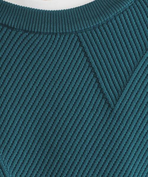 THE SHOP TK （ザ ショップ ティーケー ）の「◆【クルーネックニット＋ロンTセットアイテム】ダイヤパネルアンサンブル（ニット/セーター・メンズ・ネイビー/ブラウン系その他/ブルーグリーン・04/03/02）」の13枚目の写真
