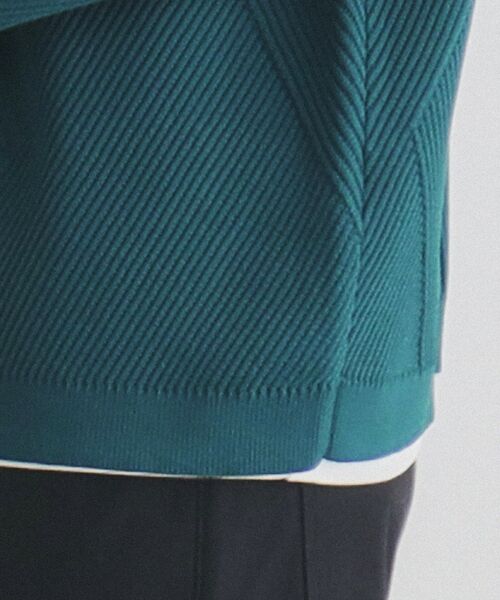 THE SHOP TK （ザ ショップ ティーケー ）の「◆【クルーネックニット＋ロンTセットアイテム】ダイヤパネルアンサンブル（ニット/セーター・メンズ・ネイビー/ブラウン系その他/ブルーグリーン・04/03/02）」の19枚目の写真