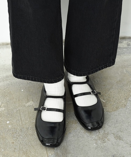 ABC SELECT エービーシーセレクト 2BELT TOE CAP FLAT 2ベルト