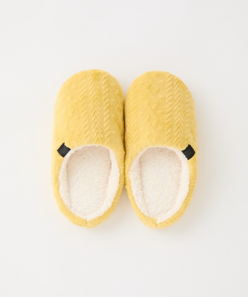 COLONY 2139（コロニートゥーワンスリーナイン）の「型押しマイクロルームシューズ（ルームシューズ/スリッパ・レディース・イエロー/モカ/サックスブルー/アイボリー・FREE）」の21枚目の写真
