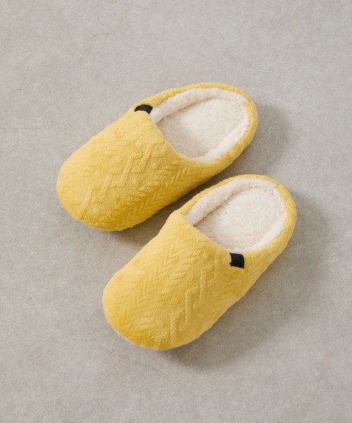 COLONY 2139（コロニートゥーワンスリーナイン）の「型押しマイクロルームシューズ（ルームシューズ/スリッパ・レディース・イエロー/モカ/サックスブルー/アイボリー・FREE）」の16枚目の写真