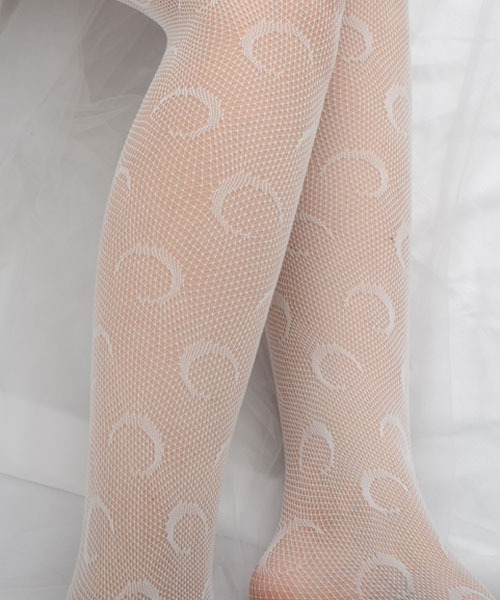 セール】【float】ブラック ホワイト デザイン 網タイツ【7種類展開