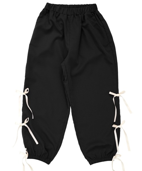 Bee des Bee（ビーデスビー）の「3連リボン パラシュートパンツ（その他パンツ・キッズ・ラベンダー/ピンク/ブラック・150cm/160cm/110cm/100cm/120cm/130cm/140cm）」の16枚目の写真