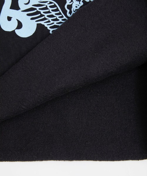 RVCA(ルーカ)の「RVCA レディース TOUGH LUCK CROPPED C トレーナー/ルーカセットアップ対応ショート丈プリントクルーネックトレーナー(スウェット・レディース・ブラック/ラベンダー/アイボリー・MEDIUM/SMALL)」の11枚目の写真