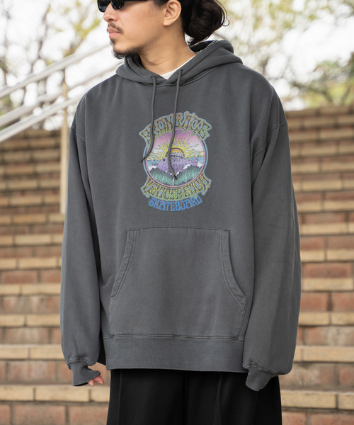 VENCEEXCHANGE（ヴァンスエクスチェンジ）の「BRONZEAGE ブロンズエイジ 製品染めパーカー（パーカー・メンズ・ネイビー/チャコール/グリーン・M/L）」の8枚目の写真