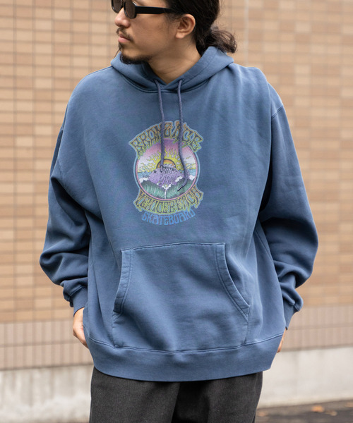 VENCEEXCHANGE（ヴァンスエクスチェンジ）の「BRONZEAGE ブロンズエイジ 製品染めパーカー（パーカー・メンズ・ネイビー/チャコール/グリーン・M/L）」の17枚目の写真