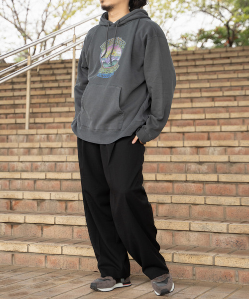 VENCEEXCHANGE（ヴァンスエクスチェンジ）の「BRONZEAGE ブロンズエイジ 製品染めパーカー（パーカー・メンズ・ネイビー/チャコール/グリーン・M/L）」の12枚目の写真