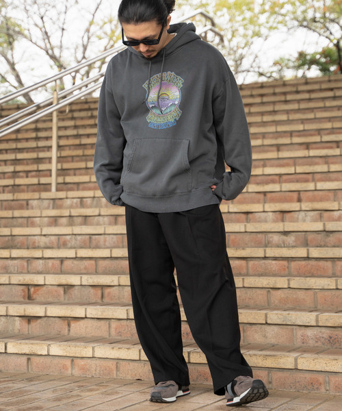 VENCEEXCHANGE（ヴァンスエクスチェンジ）の「BRONZEAGE ブロンズエイジ 製品染めパーカー（パーカー・メンズ・ネイビー/チャコール/グリーン・M/L）」の13枚目の写真