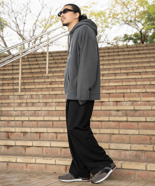 VENCEEXCHANGE（ヴァンスエクスチェンジ）の「BRONZEAGE ブロンズエイジ 製品染めパーカー（パーカー・メンズ・ネイビー/チャコール/グリーン・M/L）」の14枚目の写真