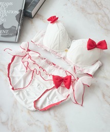 Dolce Fiora（ドルチェフィオラ）の「【痛くなりにくいやわらかワイヤー】ブラジャー&ショーツセット（ブラ&ショーツ）」