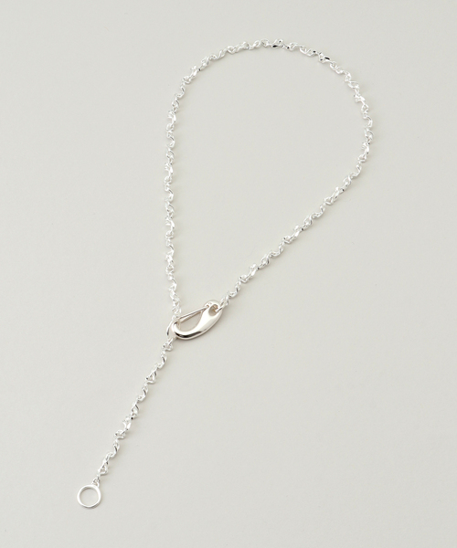 Soierie（ソワリー）の「【Soierie/ソワリー】 FIGUE CLIP SLIM NECKLACE（ネックレス・レディース・シルバー・FREE）」の9枚目の写真