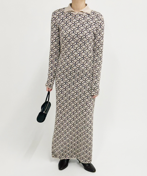 EDIT. FOR LULU(エディットフォールル)の「【Create Clair / クリエイト クレイル】Long slit knit dress(ワンピース・レディース・ベージュ・FREE)」の4枚目の写真