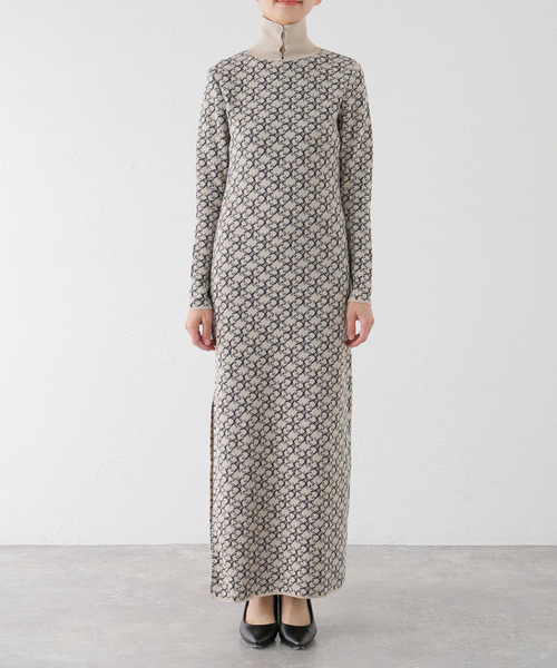 EDIT. FOR LULU(エディットフォールル)の「【Create Clair / クリエイト クレイル】Long slit knit dress(ワンピース・レディース・ベージュ・FREE)」の12枚目の写真