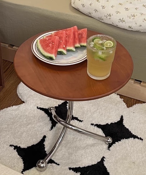 Made in I（メイドインアイ）の「ツイストラウンドサイドテーブル（家具・レディース・ブラック/ホワイト/ブラウン・FREE）」の21枚目の写真