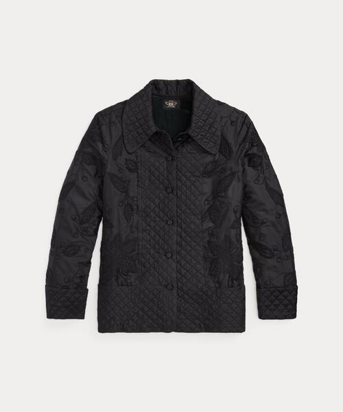 ハンドエンブロイダリー キルテッド シルク ジャケット(その他アウター)|RRL(ダブル アール エル)