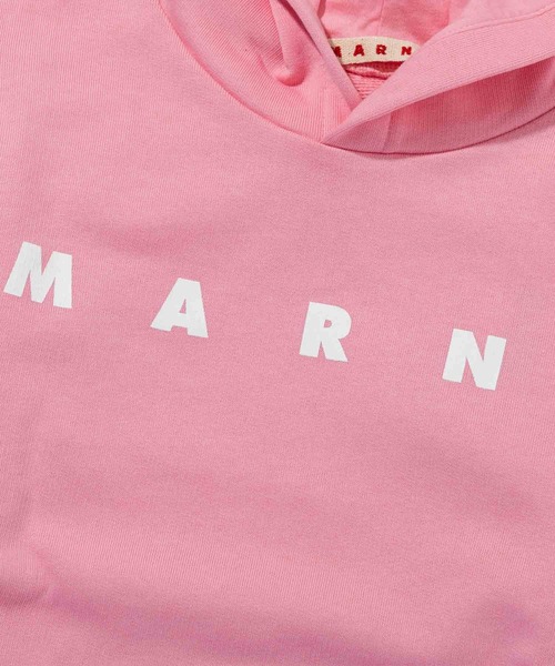 MARNI（マルニ）の「MARNI(マルニ)Kids & Junior ブランドロゴフーディーパーカープルオーバー（スウェット・キッズ・ホワイト/ブラック/ライトピンク・6Y/8Y/10Y/14Y/12Y）」の17枚目の写真
