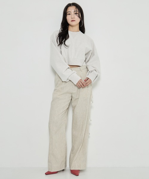 todayful / 新品・未使用 Cropped Sweat Pullover TODAYFUL（トゥデイフル）の「Cropped Sweat Pullover