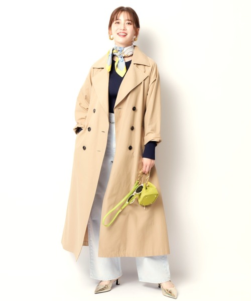 JUSGLITTY(ジャスグリッティー)の「サイドボタンリブニット(ニット/セーター・レディース・ホワイト/オレンジ/ネイビー/ブルー系その他3/ピンクベージュ・2)」の16枚目の写真