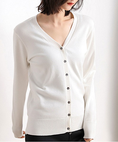 セール】blackdia ocean Vネックニットカーディガン（カーディガン