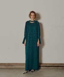 Loose jacguard dress