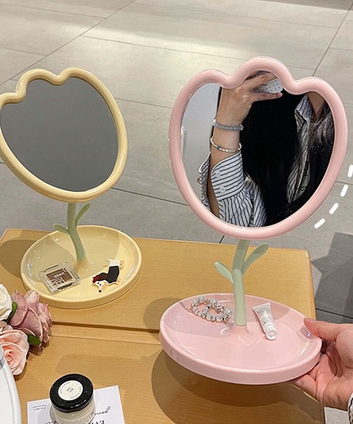 チューリップスタンドミラー（ミラー）｜aimoha（アイモハ）の