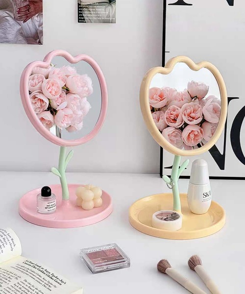 セール】チューリップスタンドミラー（ミラー）｜aimoha（アイモハ）の