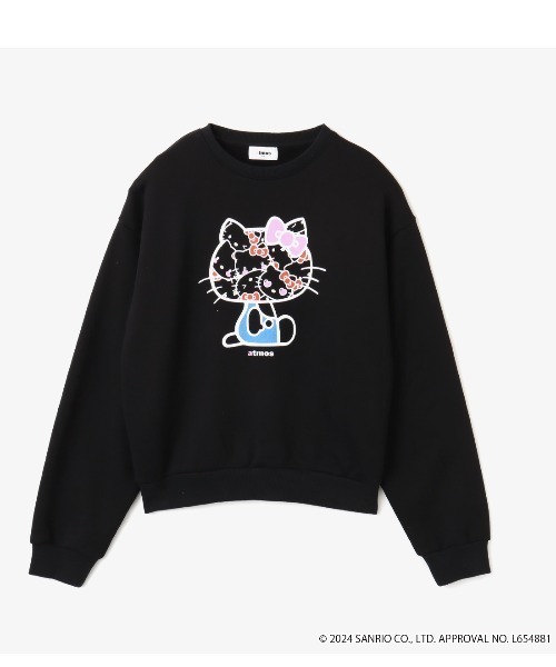 トレーナー スウェット HELLO KITTY x atmos pink Big Print Sweatshirt / ハローキティ × アトモス ピ セール】HELLO KITTY x atmos pink Big Print Sweatshirt