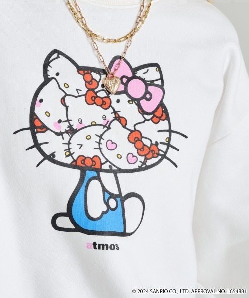 トレーナー スウェット HELLO KITTY x atmos pink Big Print Sweatshirt / ハローキティ × アトモス ピ atmos girls トレーナー スウェット HELLO KITTY x pink Box
