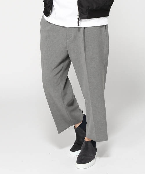 KIIT（キート）の「◇KIIT / キート 417SPECIAL ワイドクロップドトラウザー（その他パンツ・メンズ・ネイビー/ブラック/チャコールグレー・MEDIUM/SMALL）」の3枚目の写真