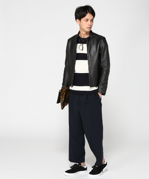 KIIT（キート）の「◇KIIT / キート 417SPECIAL ワイドクロップドトラウザー（その他パンツ・メンズ・ネイビー/ブラック/チャコールグレー・MEDIUM/SMALL）」の12枚目の写真