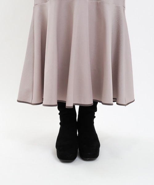 ASTORIA ODIER（アストリアオディール）の「ビックカラー配色ワンピース（ワンピース・レディース・ラベンダー・MEDIUM/LARGE）」の6枚目の写真
