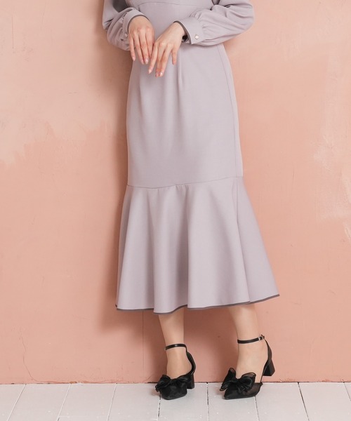 ASTORIA ODIER（アストリアオディール）の「ビックカラー配色ワンピース（ワンピース・レディース・ラベンダー・MEDIUM/LARGE）」の10枚目の写真