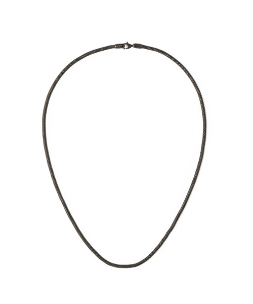 Daniel Wellington(ダニエルウェリントン)の「Tide Mesh Necklace 2.8MM ローズゴールド/シルバー/ゴールド/ブラック/グラファイト(ネックレス・メンズ・グレー/シルバー/ブラック/イエローゴールド/ピンクゴールド・ONE SIZE)」の2枚目の写真