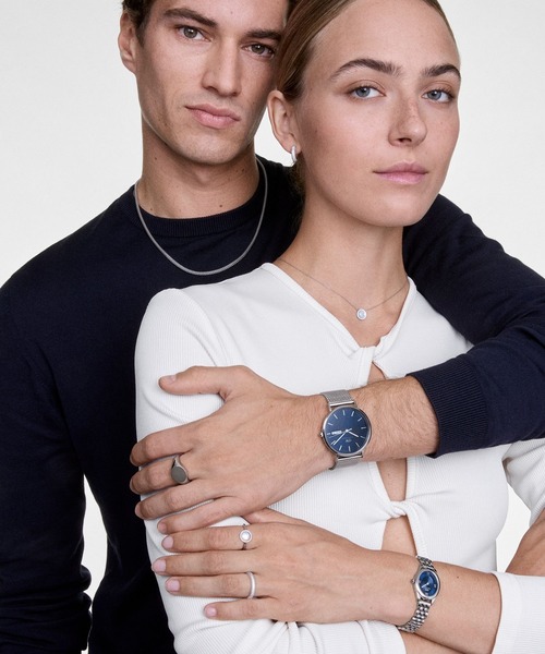 Daniel Wellington(ダニエルウェリントン)の「Tide Mesh Necklace 2.8MM ローズゴールド/シルバー/ゴールド/ブラック/グラファイト(ネックレス・メンズ・グレー/シルバー/ブラック/イエローゴールド/ピンクゴールド・ONE SIZE)」の6枚目の写真
