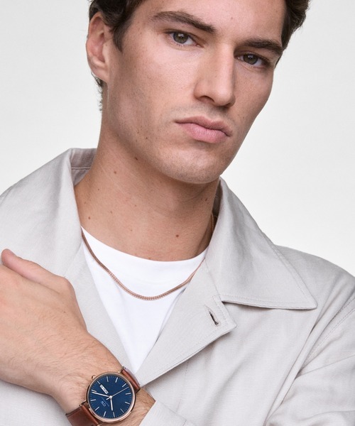 Daniel Wellington(ダニエルウェリントン)の「Tide Mesh Necklace 2.8MM ローズゴールド/シルバー/ゴールド/ブラック/グラファイト(ネックレス・メンズ・グレー/シルバー/ブラック/イエローゴールド/ピンクゴールド・ONE SIZE)」の21枚目の写真