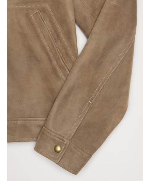 ヌバックレザー トラッカージャケット（その他アウター）｜BANANA