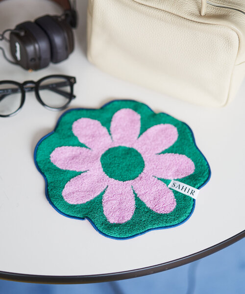 BIRTHDAY BAR（バースデイバー）の「【SAHIR サヒール】Pattern handtowel（ハンカチ/ハンドタオル・レディース・ブルー/ピンク/グレー/ブルー系その他・0）」の4枚目の写真