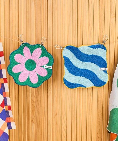 BIRTHDAY BAR（バースデイバー）の「【SAHIR サヒール】Pattern handtowel（ハンカチ/ハンドタオル・レディース・ブルー/ピンク/グレー/ブルー系その他・0）」の17枚目の写真